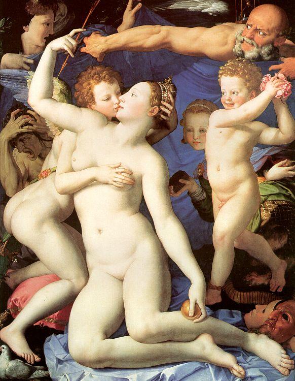Agnolo Bronzino An Allegory of Venus and Cupid Sweden oil painting art